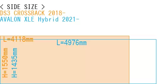 #DS3 CROSSBACK 2018- + AVALON XLE Hybrid 2021-